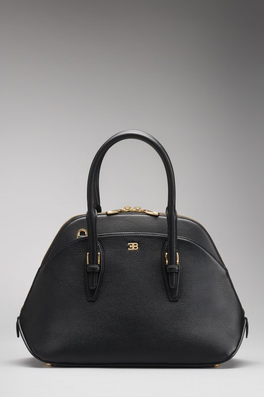 BLACK SMALL LADY BAG IN CALF LEATHER