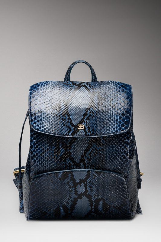 BLUE WOMENS PYTHON BACKPACK             